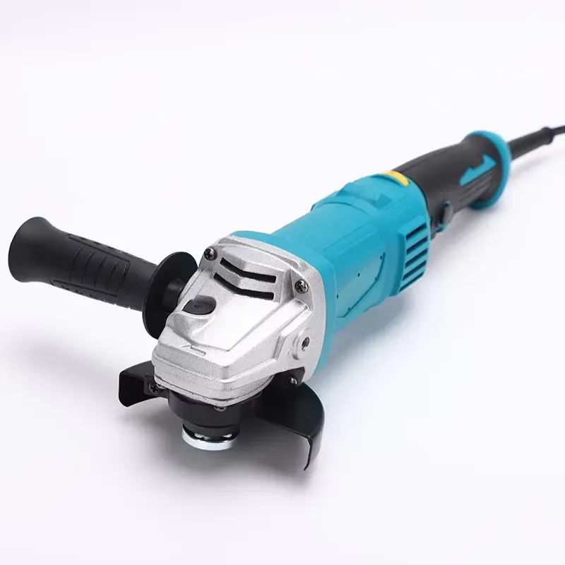 Portable Electric Angle Grinder Metal Polishing Cutting Tool DIY Handheld Grinding Machine with Wheel for Steel Wood Working