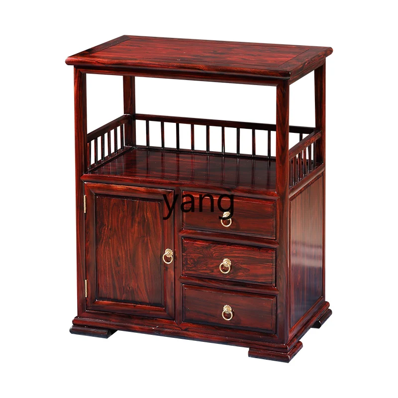 

LXL Rosewood Furniture Tea Cabinet Corner Cabinet Dalbergia Latifolia Chinese Solid Wood Storage