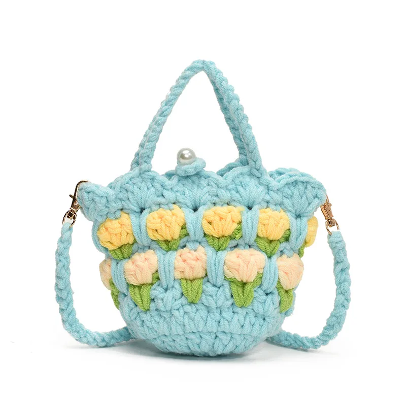 Sweet Mini Children Crossbody Bags for Girl Cute Flower Purse and Handbags Shoulder Bag Mother Kids Bags for Girl Сумка Женская view 4