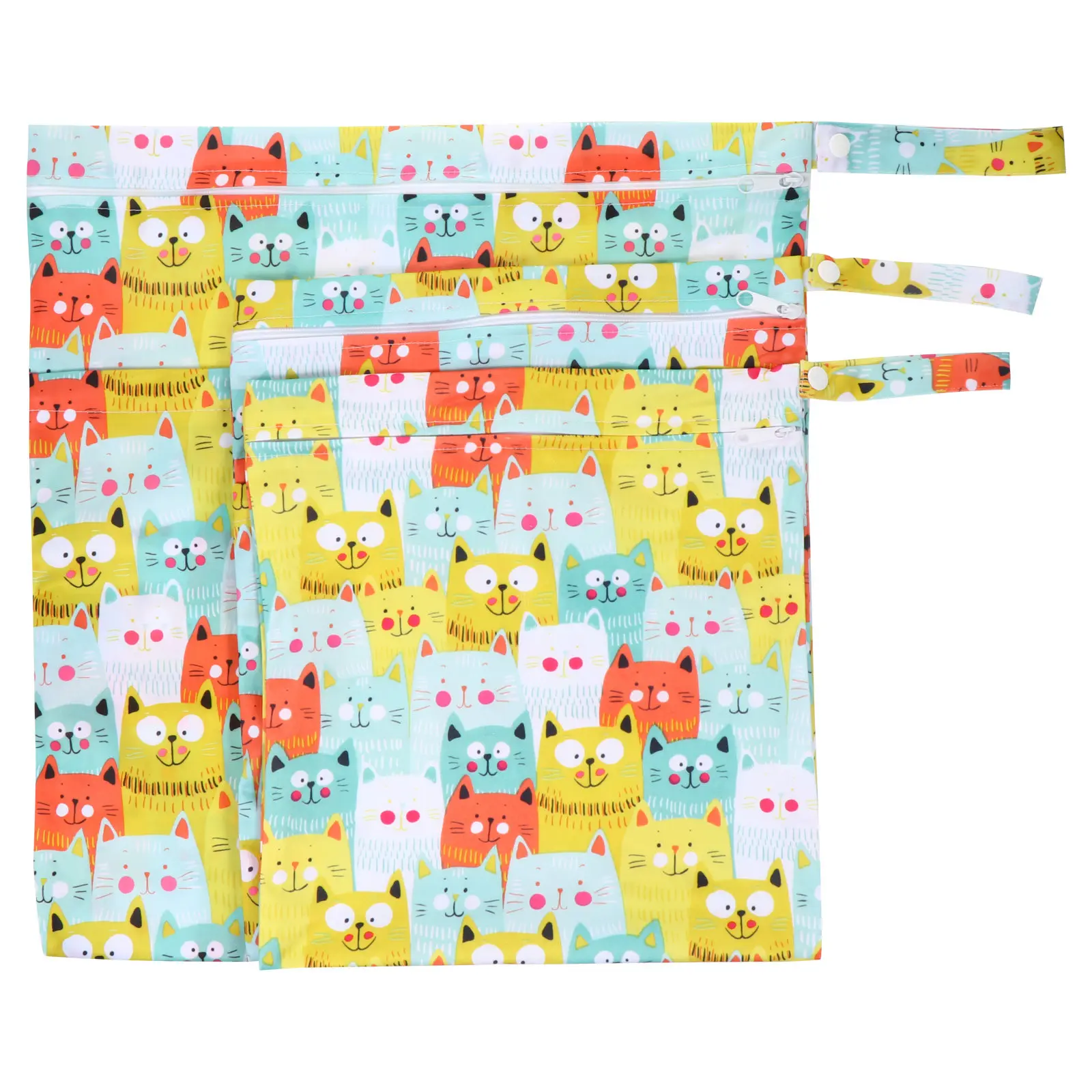 3pcs-diaper-storage-bag-waterproof-nappy-pouch-printed-cloth-tpu-material-nursery-diaper-bag-travel-ganizer-portable