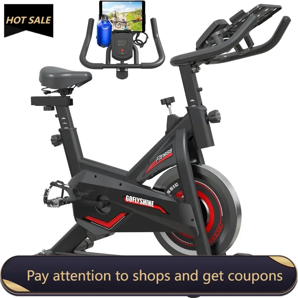 

Exercise Bikes Stationary,Exercise Bike for Home Indoor Cycling Bike for Home Cardio Gym,Workout Bike with pad Mount