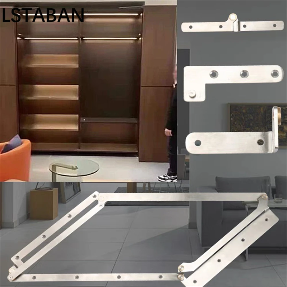 600/700/800/900/1000mm Wide Folding Door Hinge Stainless Steel Hinge Hardware 180 Degrees 90 Degrees Folding Door Hinge