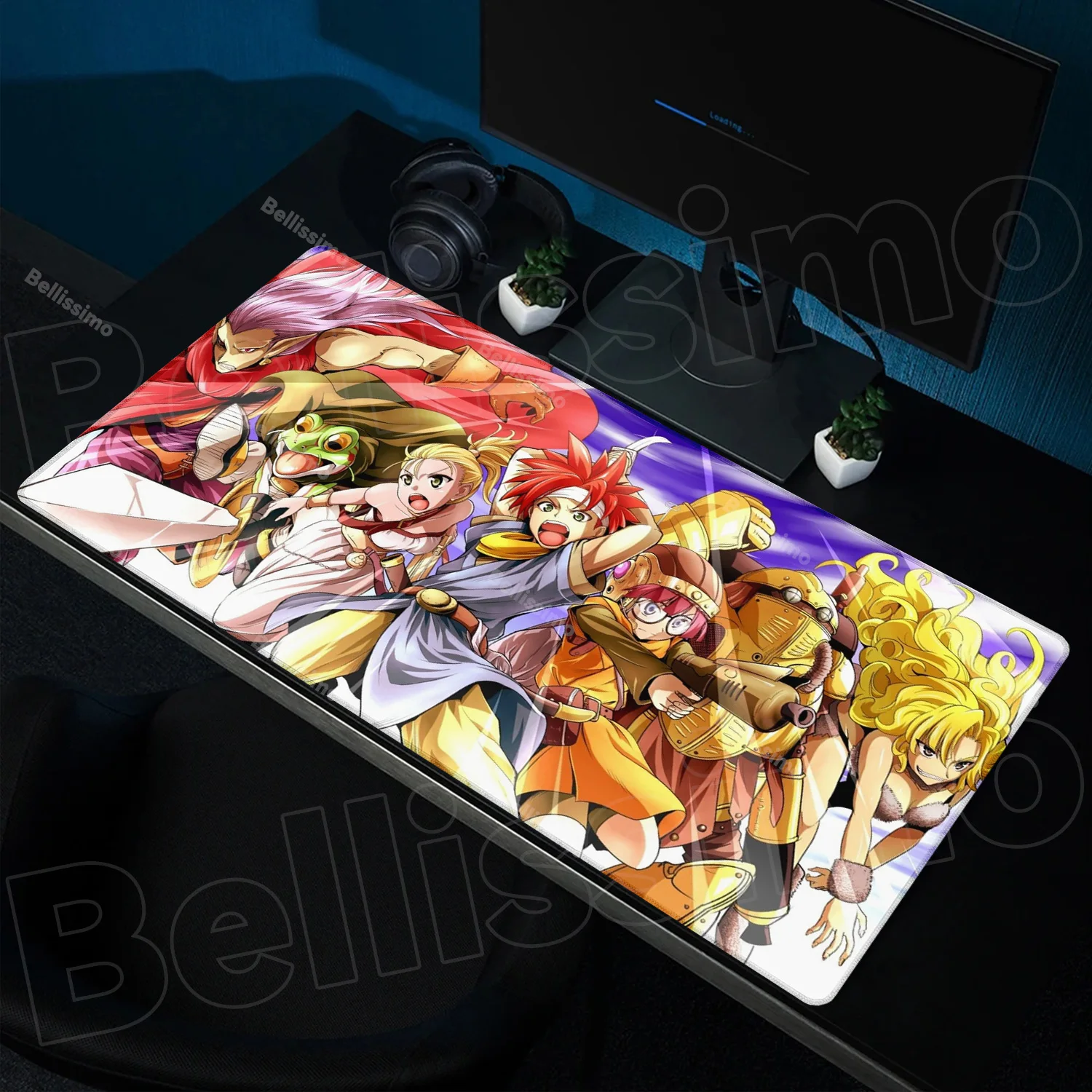 

Mouse Pad Anime Gamer Gaming Accessories Speed C-chrono Trigger Keyboard Pad Rubber Lock Edge Desktop Mouse Mat Laptop Mousepad