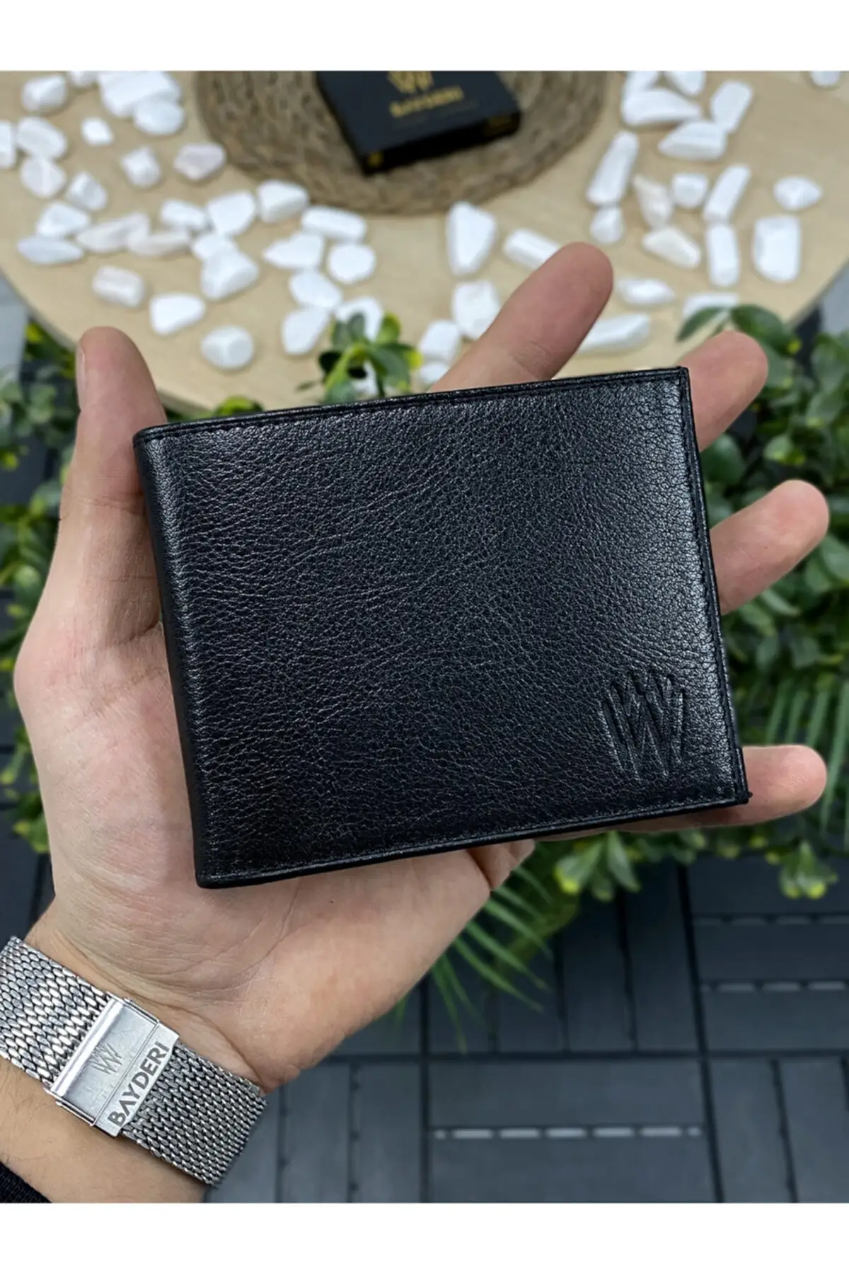 Handy สีดำกระเป๋าสตางค์ผู้ชายหนังแท้พิเศษแพคเกจที่มีประโยชน์ Multifunctional Fast และปลอดภัย2022 Trend รุ่น