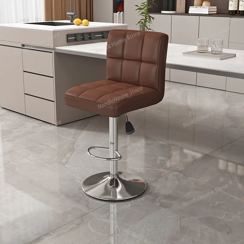 

Light Luxury Rolling Bar Chair Design Modern Particularly Comfortable Bar Chair Drinking High Bar Furniture Stolik Barowy XYBC