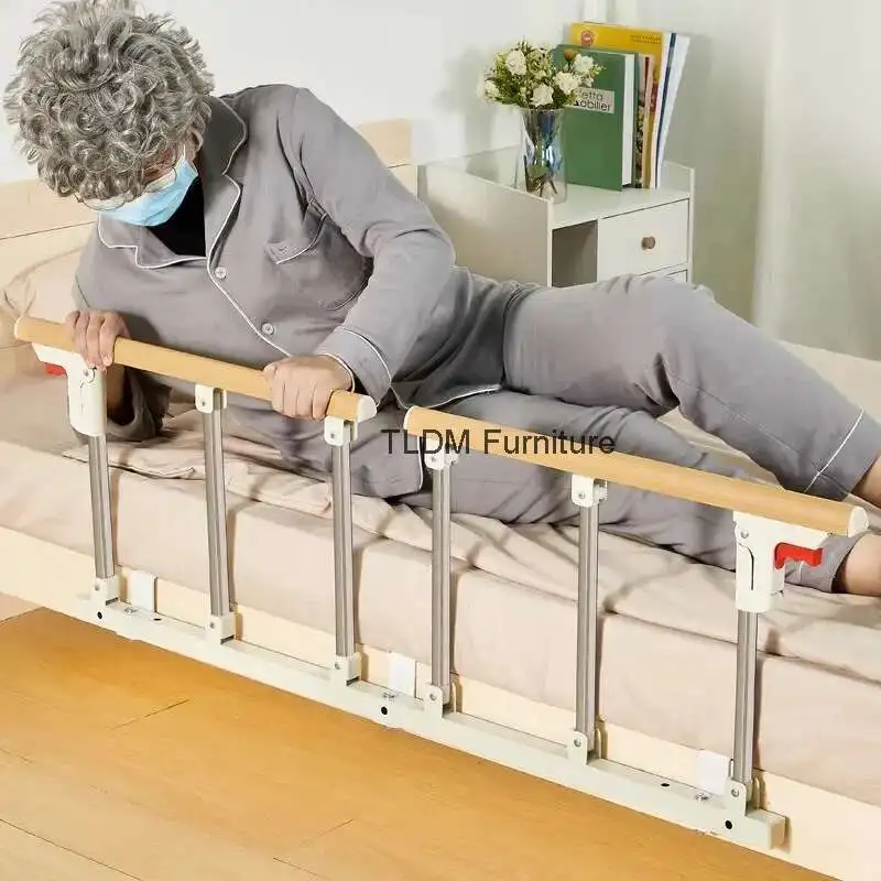 

Creative Metal Senior Bed Rails for The Elderly Help Prevent Falling Folding Guardrails Modern Design Bed Rails for Hospitals
