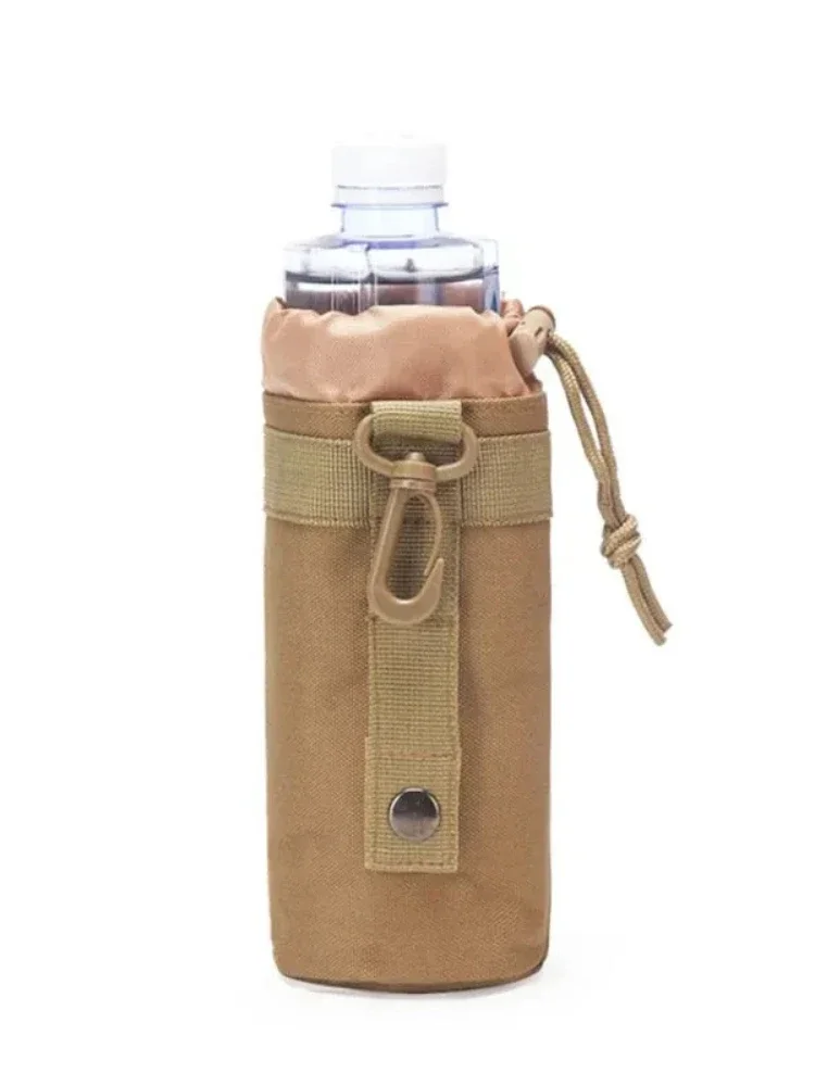 AliExpress NONE Hunting Water Bottle Pouch Outdoor Molle Kettle Pouch Holder Camping Hiking Cycling Bottle Bag Drawstring Multifunction Bottle