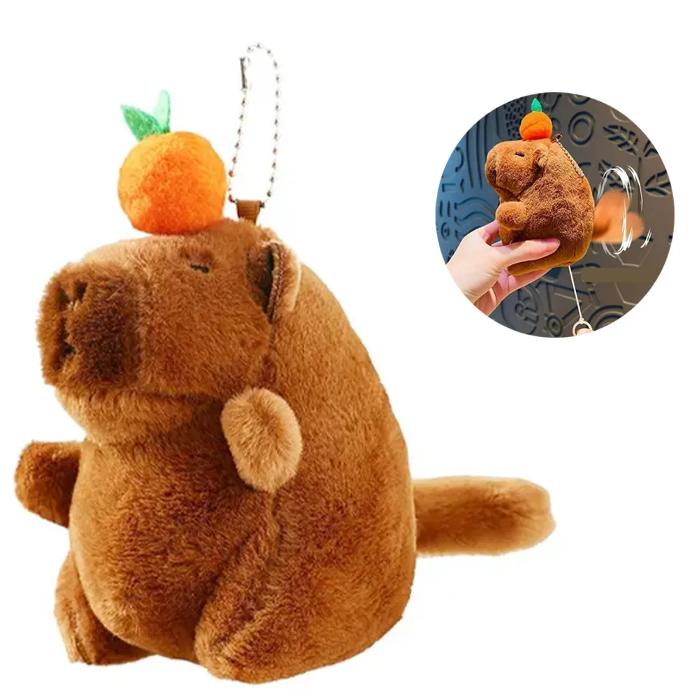Brinquedo Interativo Capivara Fofinha Anti Ansiedade Presente Criativo para Adultos e Crianças Decoração de Mesa