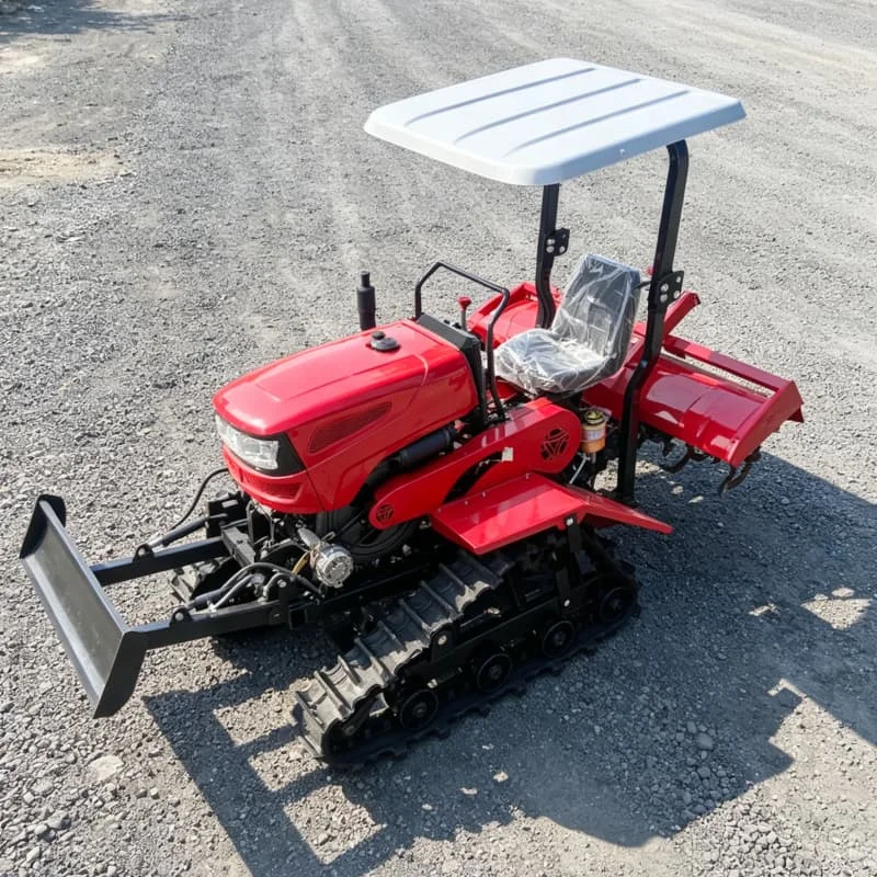 

Customized All-terrain Four Wheel Cultivator, Easy to Operate Ride-on Mini Tiller, Land Reclamation Rotary Tillage Equipment
