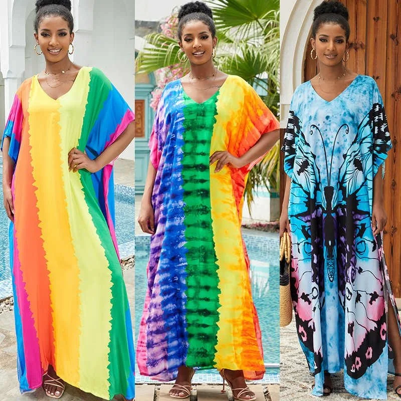 cotton-beach-maxi-dress-robe-style-long-dress-beachwear-comfortable-breathable-gauze-fabric-chinese-manufacturer-zs2198