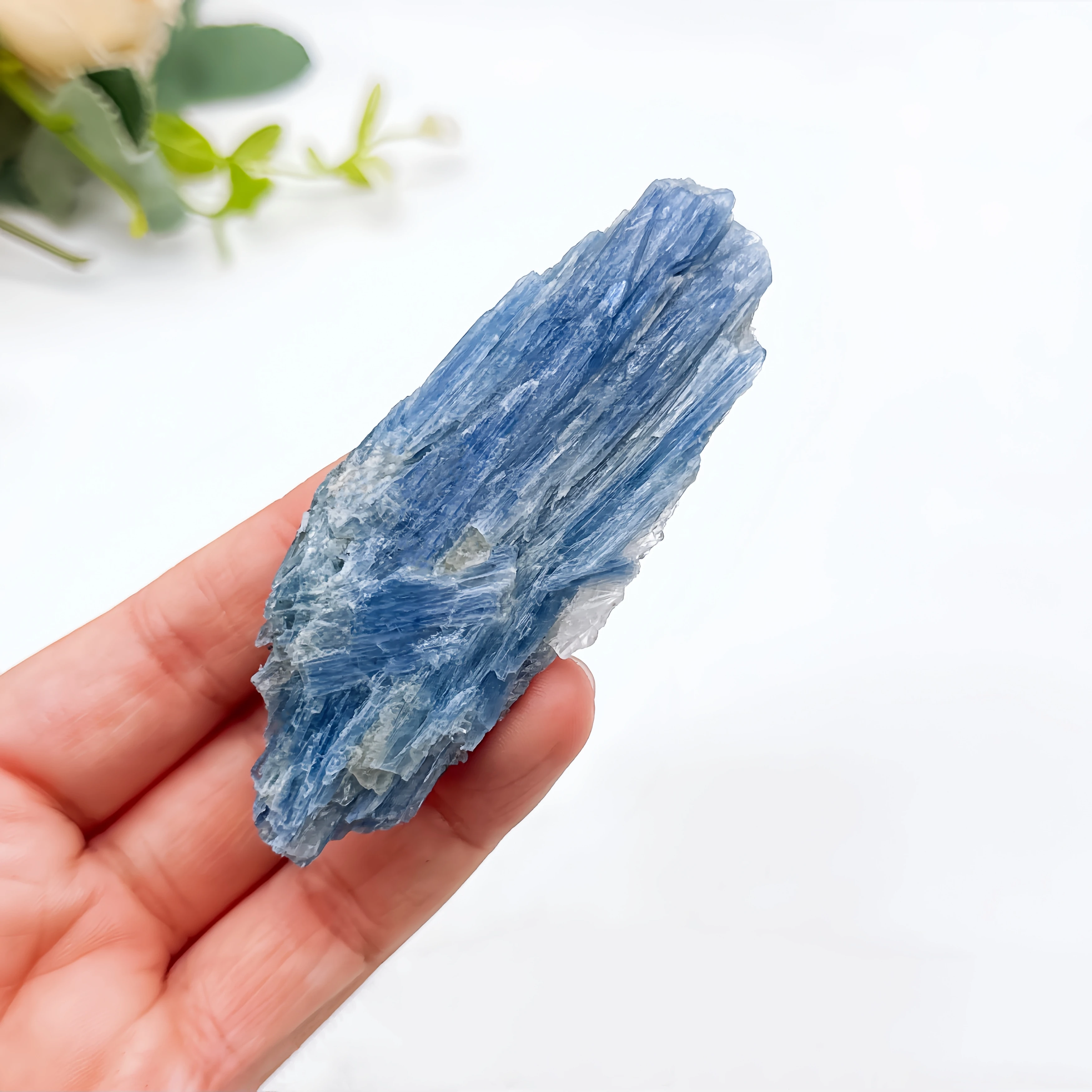 Natural Mineral Kyanite Crystal Specimen Rough Stone Raw Gemstone Chip Reiki Healing Wicca Spiritual Gift Home Decor Collecition