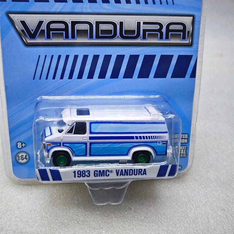 Greenlight 1:64 1983 GMC Vandura Custom Green Machine Series Alloy Die Casting Model Collect Ornaments