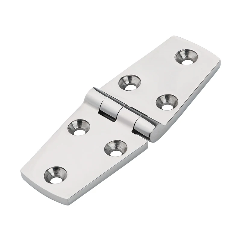 Multiple Styles Heavy Casting Hinge 316 Stainless Steel Flat Hinge 4 /5/ 6 Holes Casting Hinge for Boat Hardware