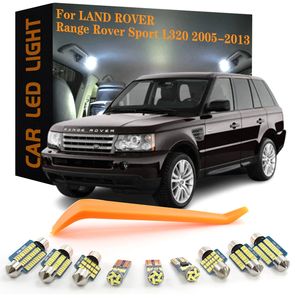 20pcs Canbus Car LED Interior Lights For Land Rover Range Rover Sport L320 2005 2006 2007 2008 2009 2010 2011 2012 2013 No Error