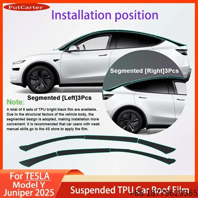 Customized Suspended Roof Film Invisible Car Body Suit Original Vehicle Black TPU Protective Film Electric SUV Fitment 2025