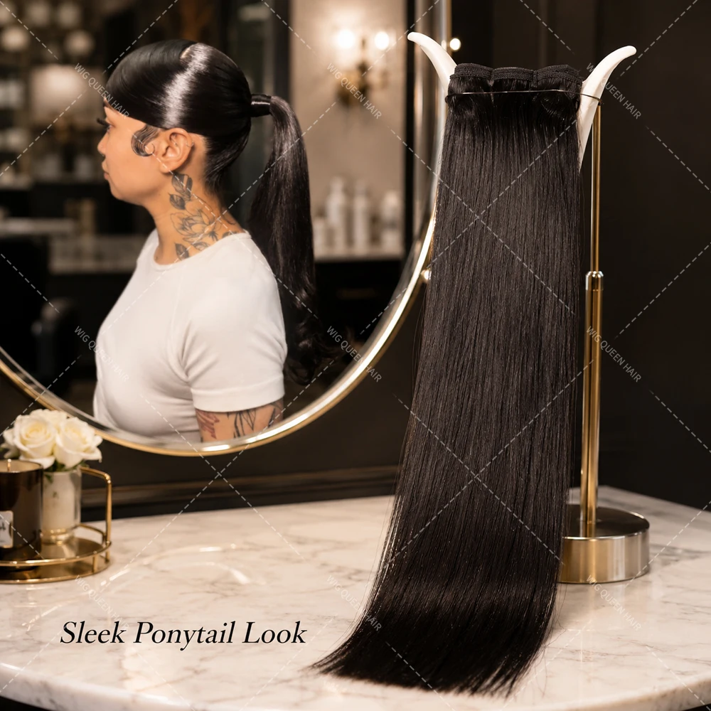 extensions-de-cheveux-humains-lisses-couleur-naturelle-16a-trame-plate-premium-pour-queue-de-cheval-haute-a-coudre-tissage-rapide-cheveux-vierges-bruts-pointes-epaisses