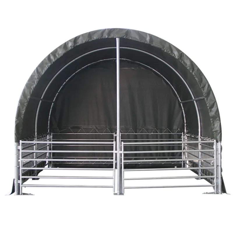 Heavy   Waterproof Steel Frame Carport Shelter Tent for Outdoor Vehicle Parking and Garden Equipment Storage