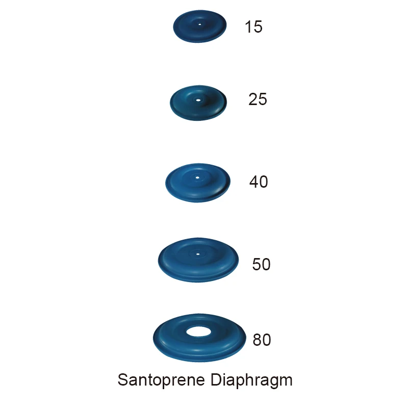 

PTFE Diaphragm/Santoprene/Buna/Hytrel For Air Operated Double Diaphragm Pump Tools For H2SO4 HCL HNO3