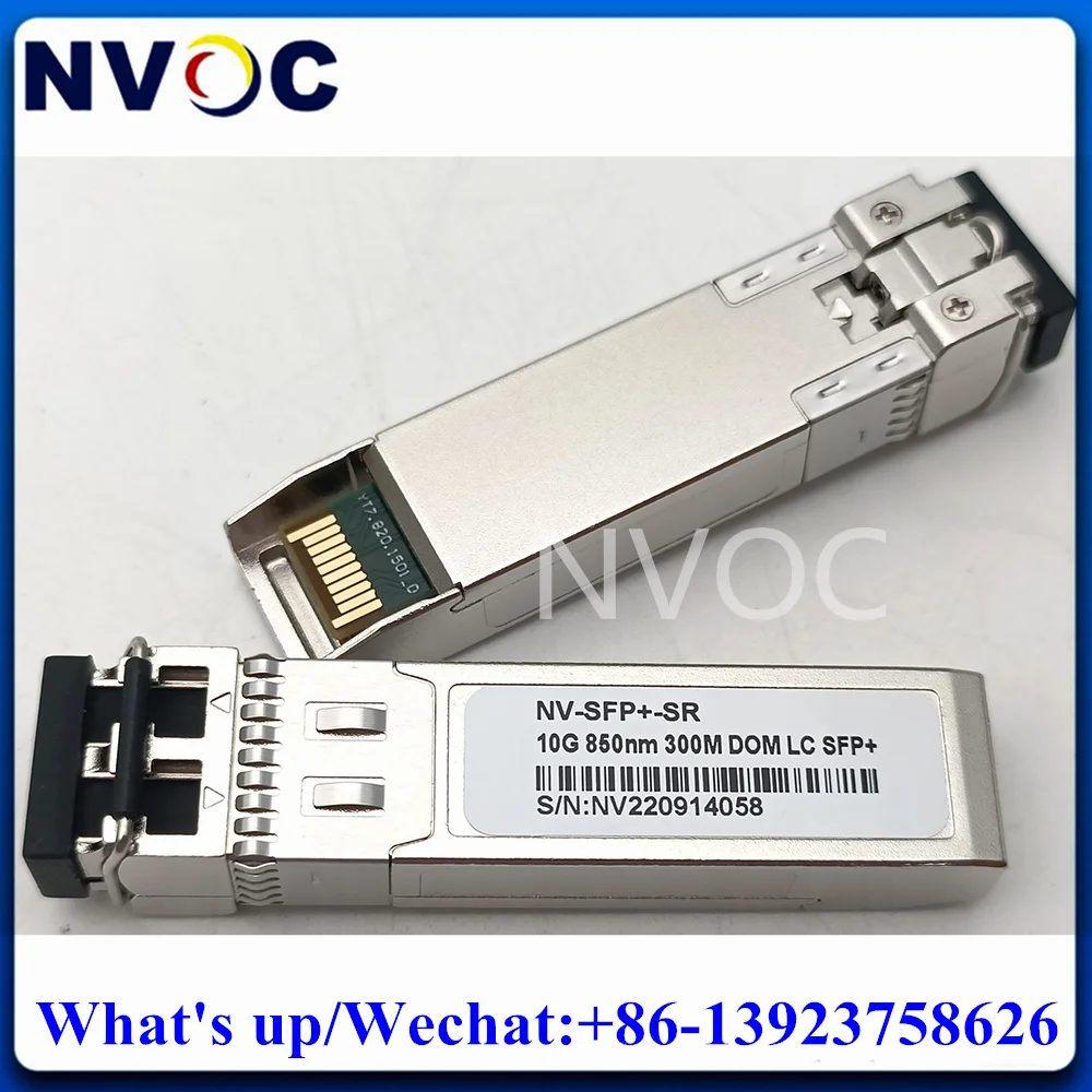 

550M 10Gbps SFP+ Transceiver Dual Fiber LC Connector 20km/40km/80km/100km Reach SFP Module 10G SR Optical