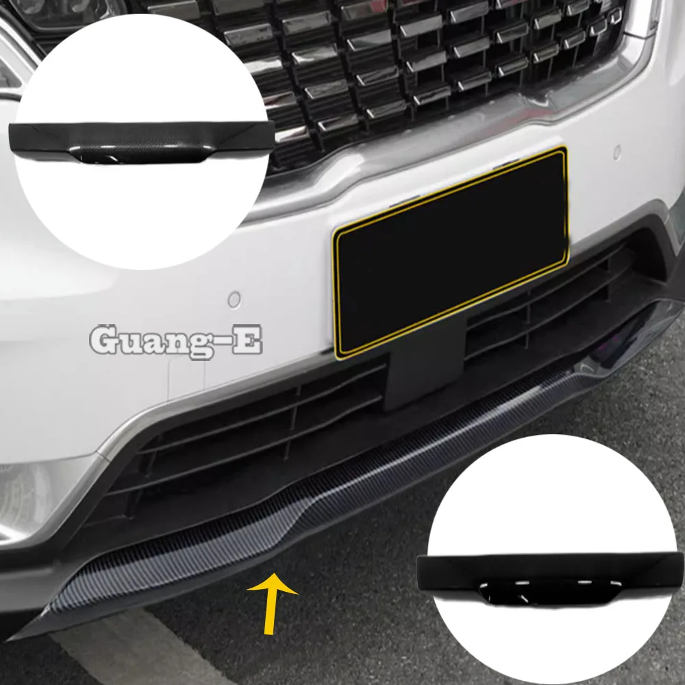 

ABS Plastic Car Front Bumper Cover Lip Trim Frame Body Auto Exterior Accessories For Kia Carnival Sedona KA4 2021 2022 2023 2024