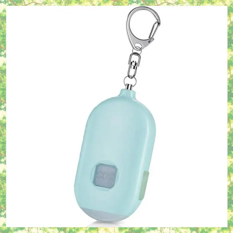 إنذار صوت الطوارئ الذكي القابل لإعادة الشحن، حلقة صفارة الإنذار الشخصية للطوارئ بقوة 130 ديسيبل مع ضوء LED، للنساء والأطفال وكبار السن، إلخ