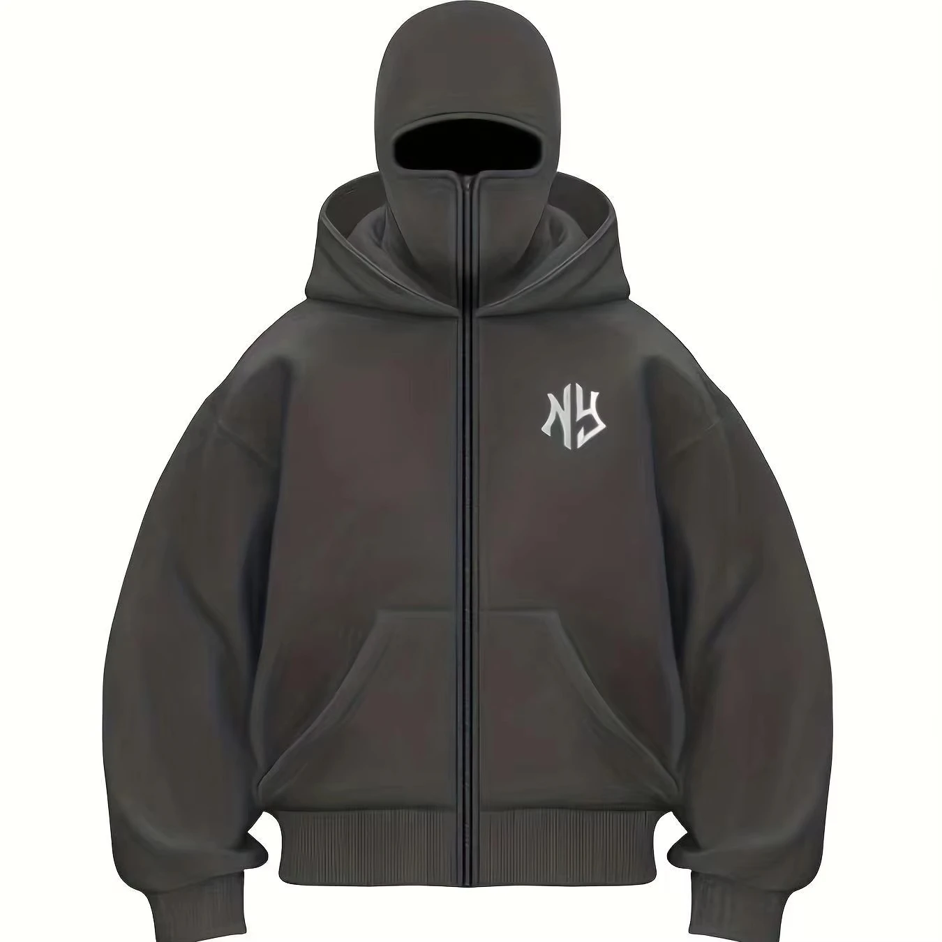 سويت شيرت رجالي أنيق بغطاء للرأس بسحاب كامل، مادة صديقة للبيئة، غطاء قابل للتعديل للمشي لمسافات طويلة والترفيه واللياقة البدنية الترويجية للرجال