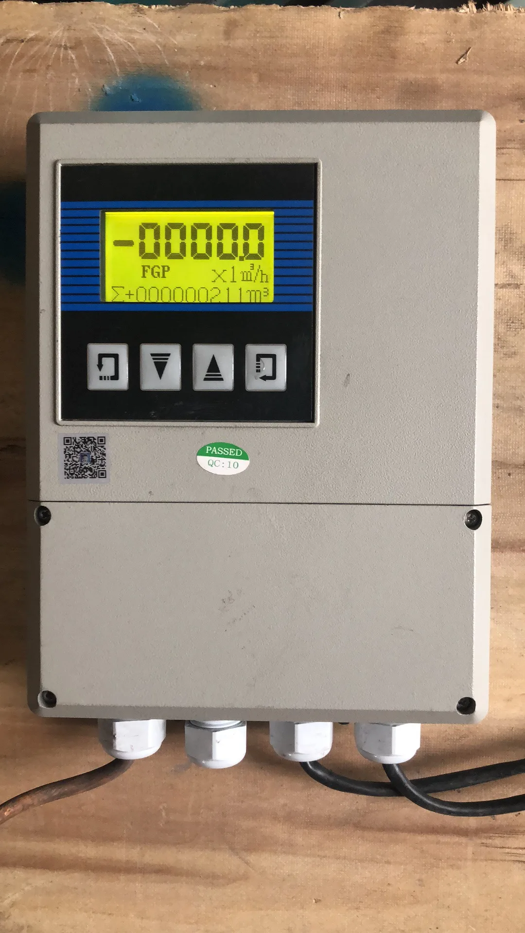 TLF AC220V 50 مللي متر IP68 الذكية الرقمية التحكم عن بعد مقياس تدفق المياه حمض مقاومة التدفق الكهرومغناطيسي متر السعر