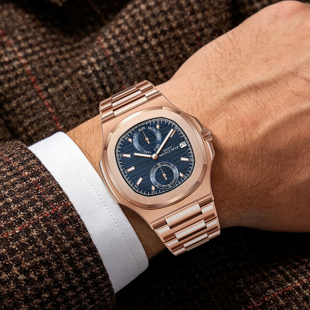 Luxury Watch Grade - New 40MM NAVIFLZ NFVZ 5990 Series