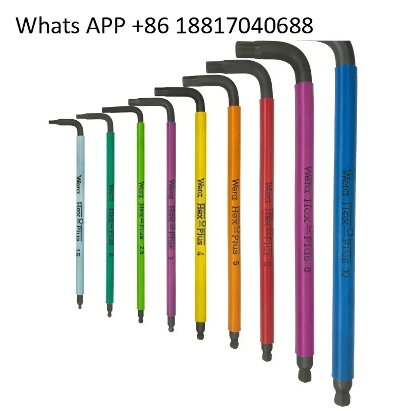 950 1.5-10 Ball Head Color Hexagonal Wrench 2 3 4 5 6 8