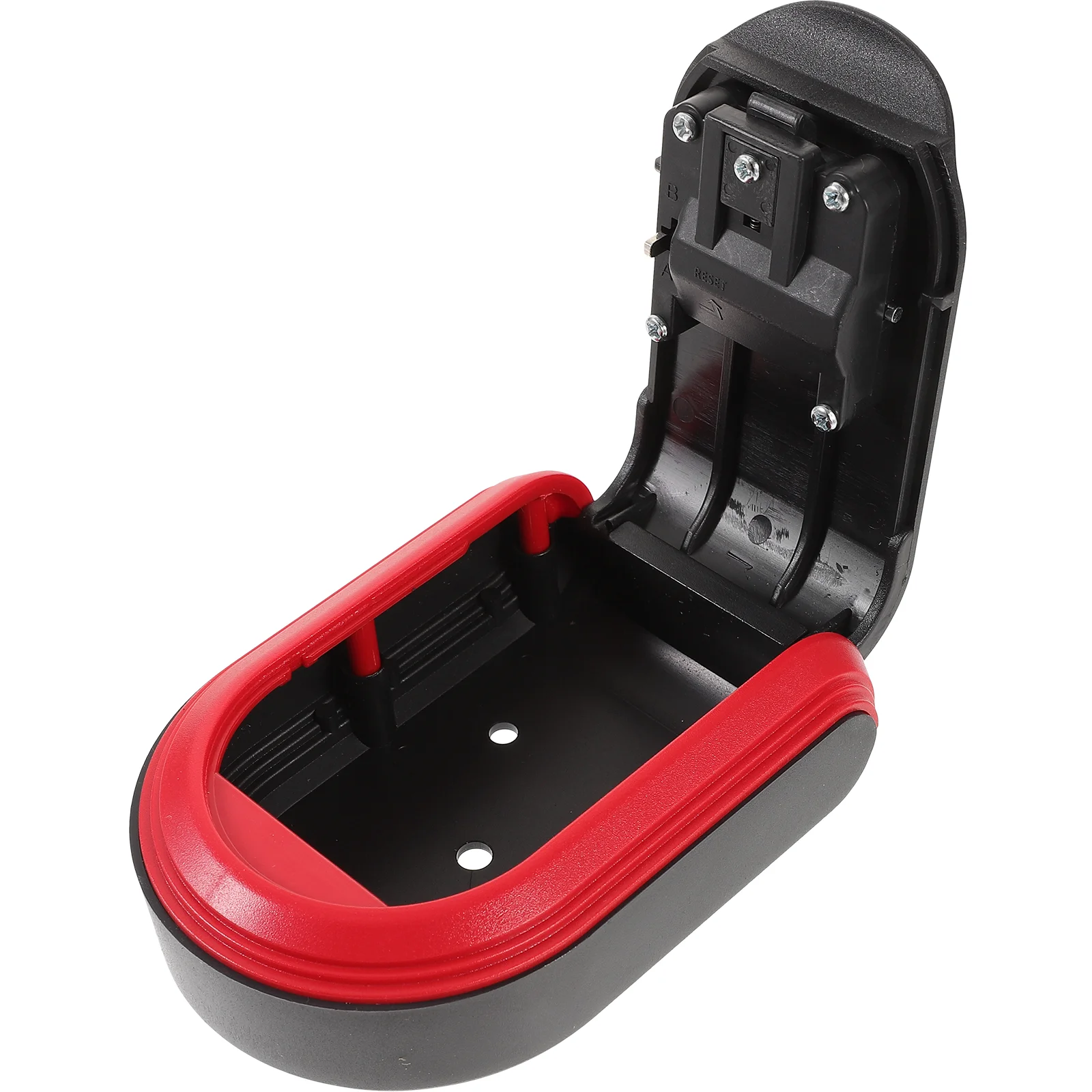 Wall-mounted Key Box Password Lock Door Safe (Black) 1pc Keychain Outdoor Keys Plastic Small Lockbox Hider