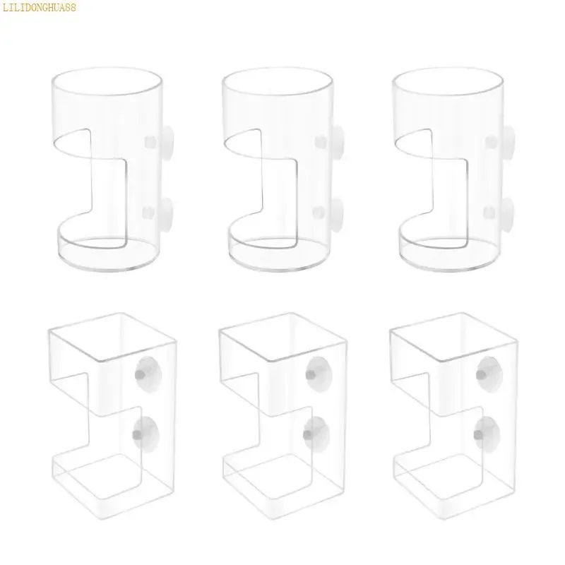 K1AE Simple Setups Aquariums Feeders Circle Transparents Aquariums Suspensible Feeders For Tanks Dispenser
