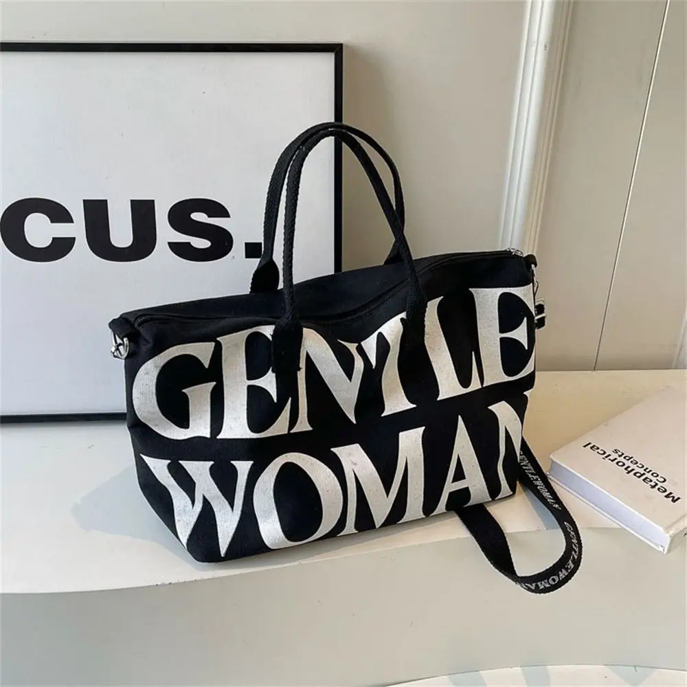 

Fashionable Handheld Crossbody Bags Ultra-large Capacity Letter Painted Shoulder Bags Tote Bag Gentlewoman