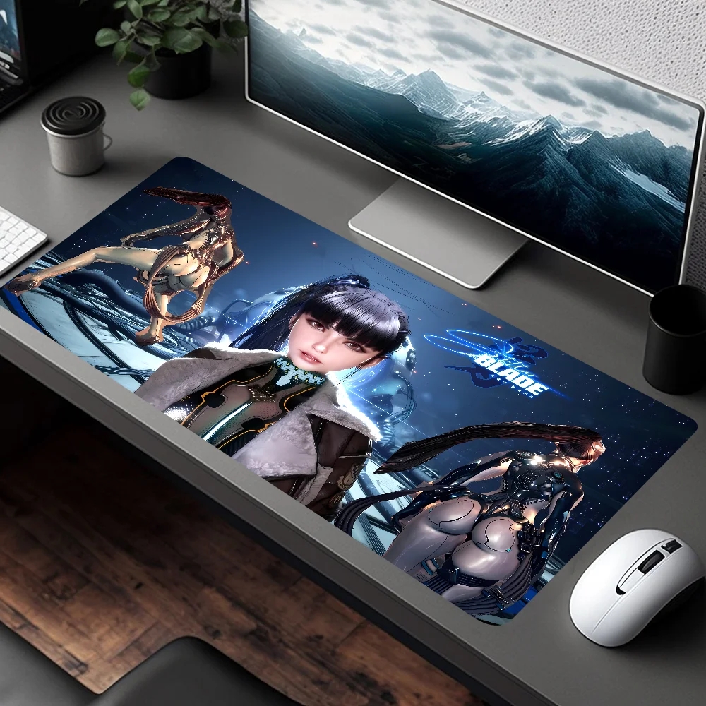 Stellar Blade Game Large XXL Table Mat Student Mousepad Gamer Computer Keyboard Pad Games Pad Desktop Mat