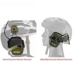 Sport Hunting Shooting Helmet Electronic Earmuffs Helmet Track Adapter Tactical Headphone Holder Noise Reduction Earmuffs