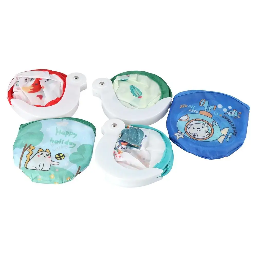 Japanese Style 1 pcs Handheld Collapsible for Home,Travel Pocket Size Party Favor Foldable Fan Round Fan Home Decor