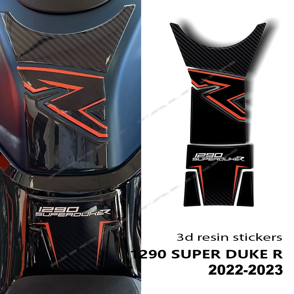 For KTM 1290 Super Duke R 2022 2023 Super Duke R 1290 Sticker 3D Epoxy Resin Decal Tank Pad