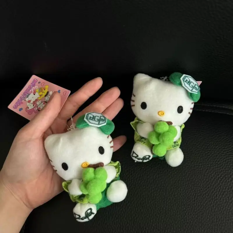 

Anime Hello Kitty Keychain Cute Decorate School Bag Pendant Dolls & Stuffed Toys Toys Figures Soft Plush Doll Accessories Gift