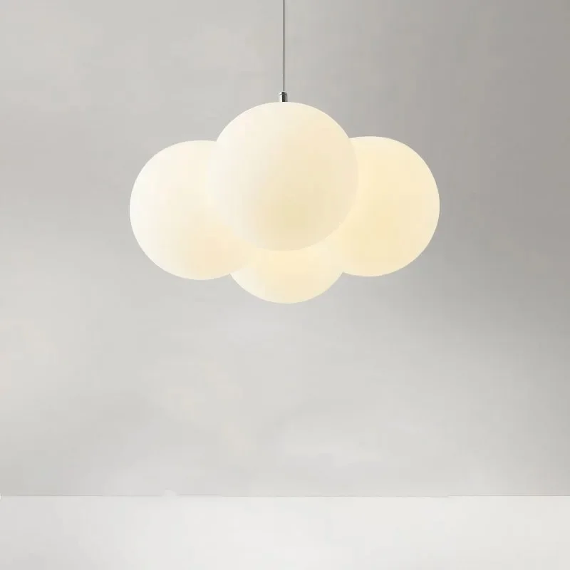 

White Cloud LED Pendant Light Soft Lighting Creative Bedroom Chandeliers Living Room Hanging Lustre Restaurant Luminaire 2024