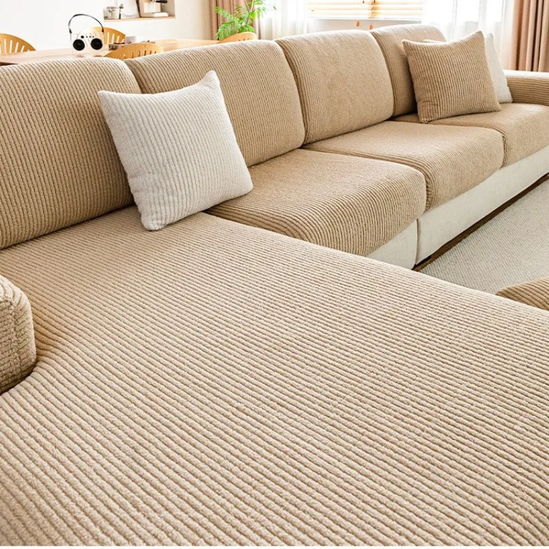 2026 جديد 1/2/3 مقاعد كرسي الشتاء غطاء أريكة حراري دائم التغطية الكاملة غطاء أريكة سميكة أفخم مقعد حامي #3