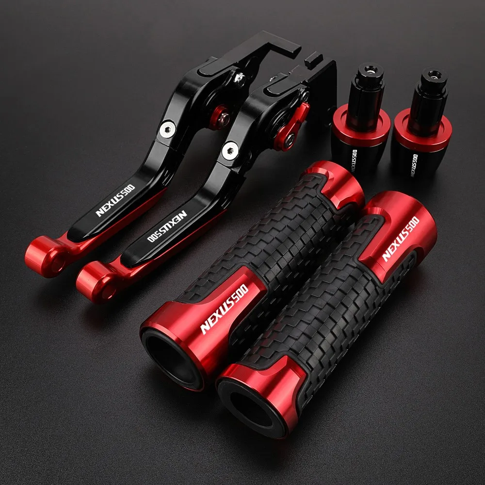 

FOR HONDA NEXUS500 NEXUS500 2007 Motorcycle Accessory Adjustable Brake Clutch Levers 7/8"22MM Hand Grips Handlebar End nexus500