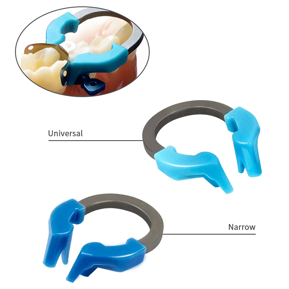 Dental Sectional Matrix System D2 Bands Metal Matrices Clamp Ring Sectional Contoured Nickel Titanium Clamping Ring Dental Tools