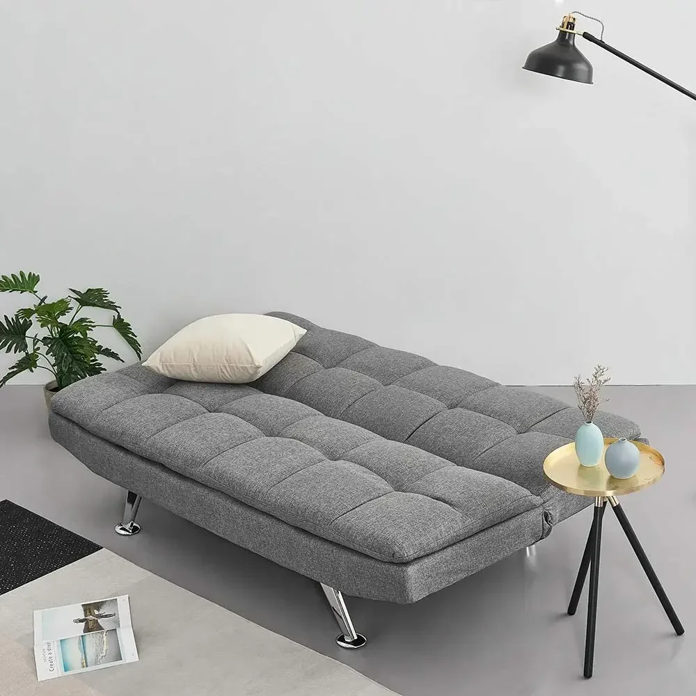 

Modern High-Density Foam Furniture Set Inflatable Foldable Living Room Sofa Bed Wooden Stainless Steel Frame Fabric Upholstery