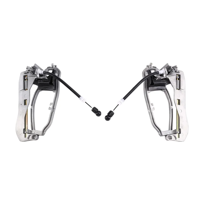 

For BMW E53 X5 2000-2006 Rear Left+ Right Exterior Door Handle Carrier 1 Pair- Part Numbers 51228243635& 51228243636-A61E