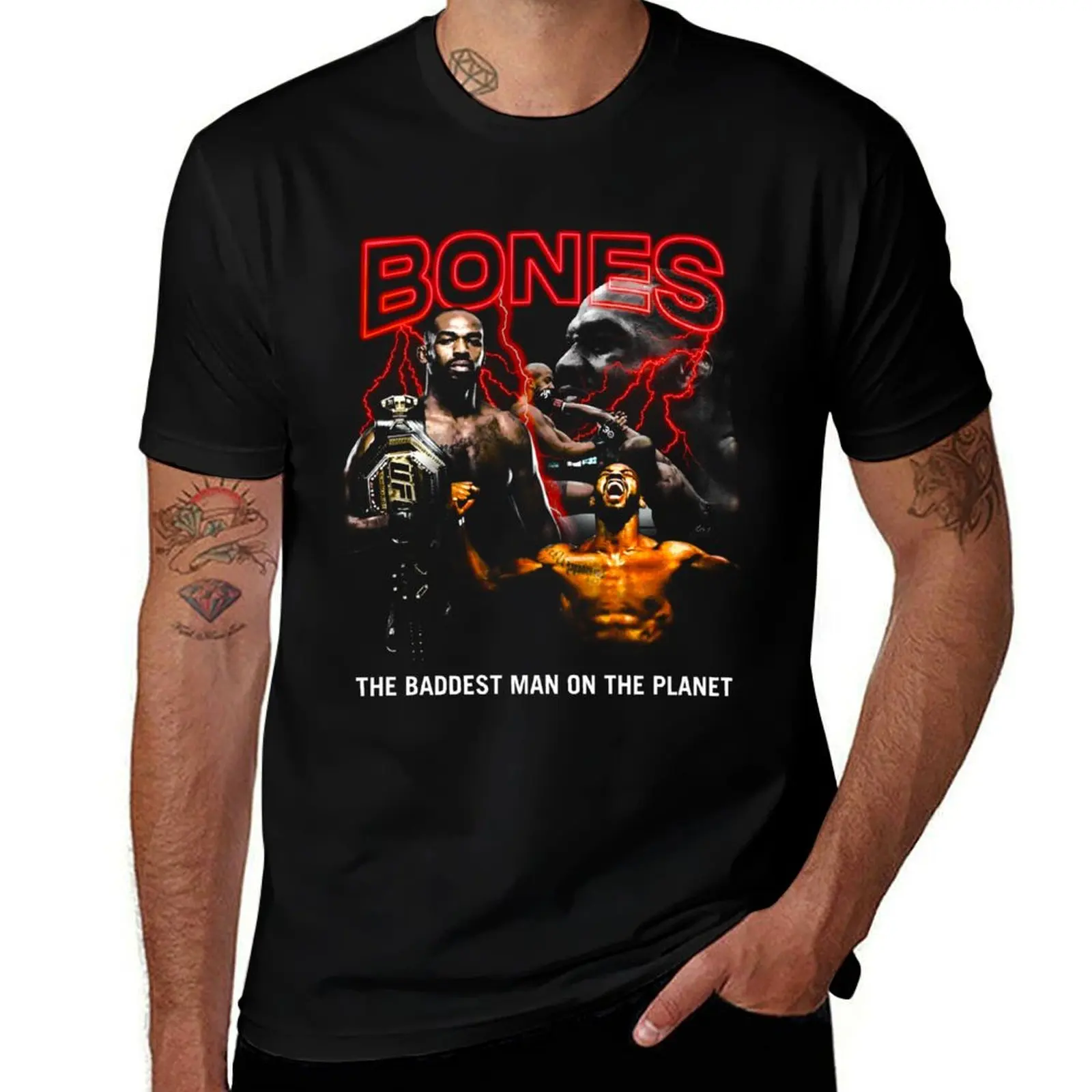 

Jon Bones Jones Vintage T-Shirt luxury t-shirt Personalized t-shirt vintage t shirts clothing for men