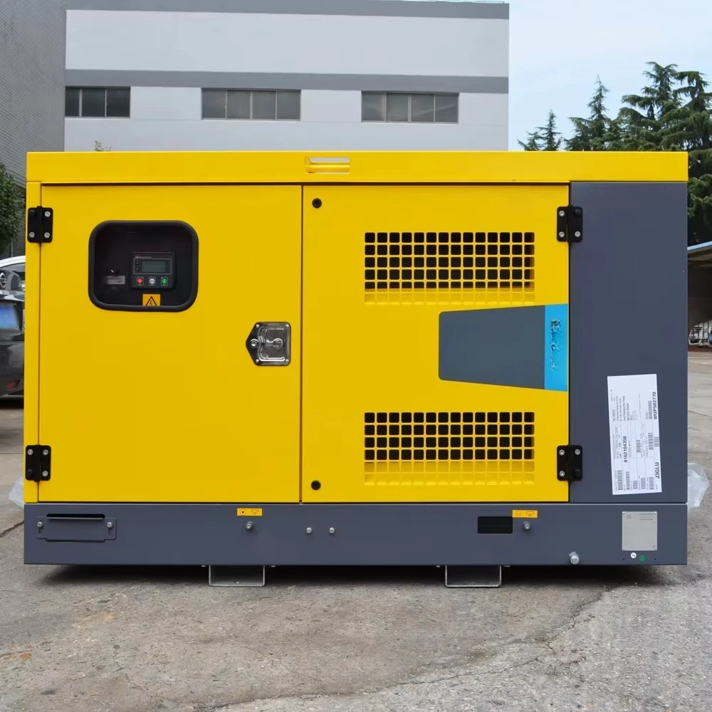 Single Phase Silent Diesel Genset Soundproof Generator Set Electric Start For Residential Area Backup Power