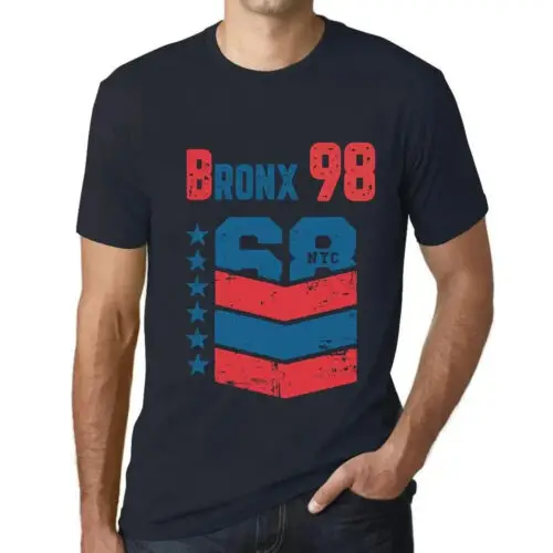 Heren Grafisch T-Shirt Bronx 98 Cadeau voor 98ste Verjaardag 98ste Jubileum