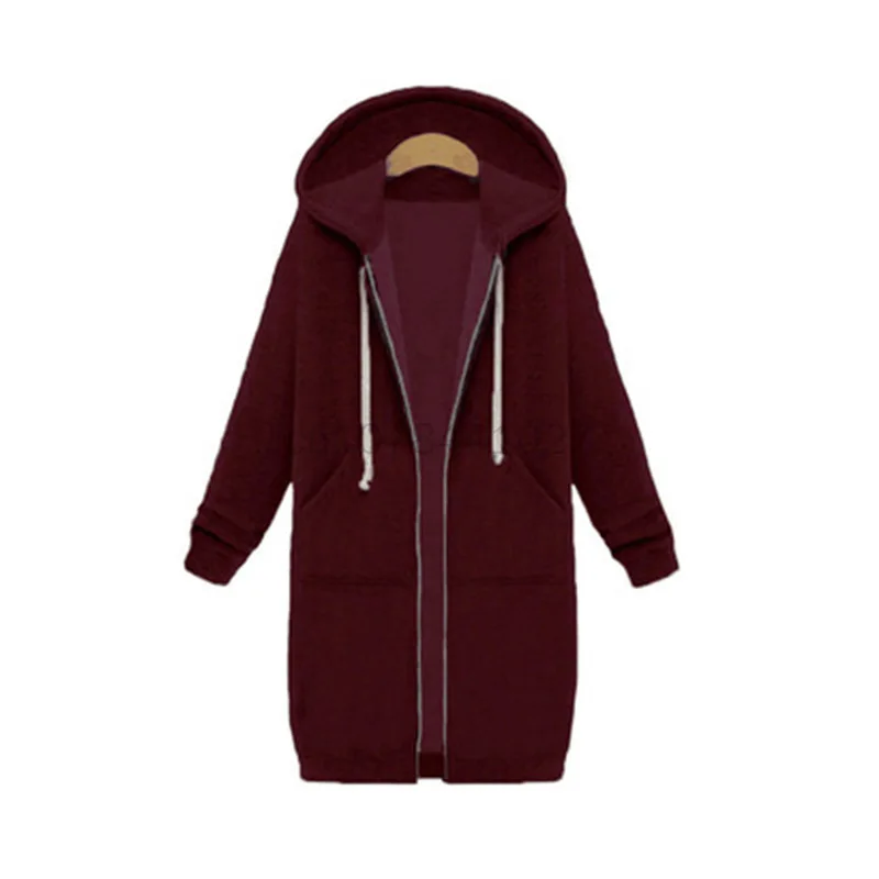 

2023 Autumn/Winter New Mid Length Brushed Fleece Plus Loose Fit Davidson Hooded Coat Cardigan Women Coat