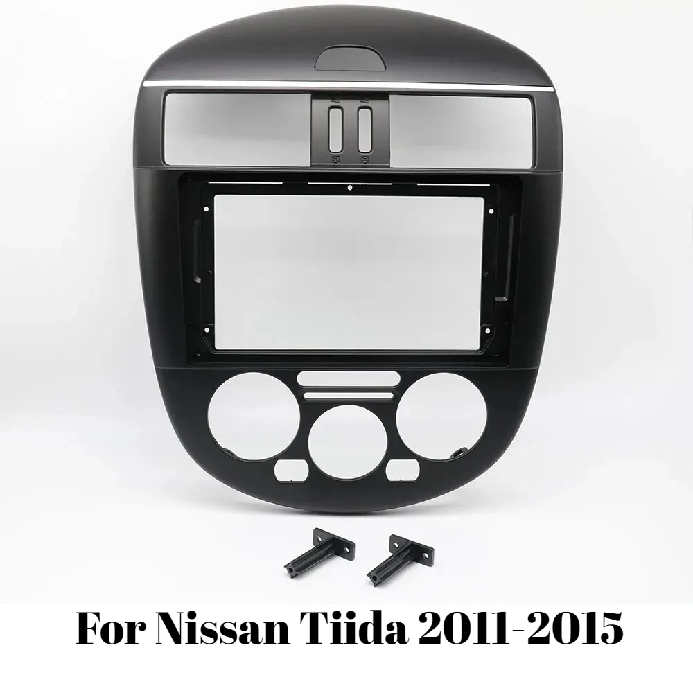 

9-дюймовый адаптер лицевой рамы 2DIN для Nissan Tiida 2011-2015, комплект для установки приборной панели