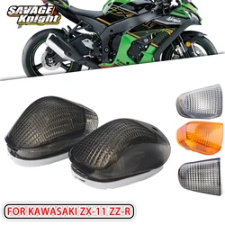 Turn Signals Motorcycle Lens For KAWASAKI ZZR 1100 C ZX 11 NINJA 1990 1991 1992 LED Indicator Front Rear Blinker Lights Cover