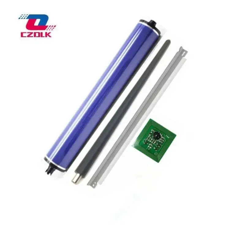 DC250 BK Drum Chip+Cleaning Blade+OPC Drum+PCR Charge Roller for Xerox DC 240 242 250 252 260 WC 7655 7665 7675 Oem：013R00602